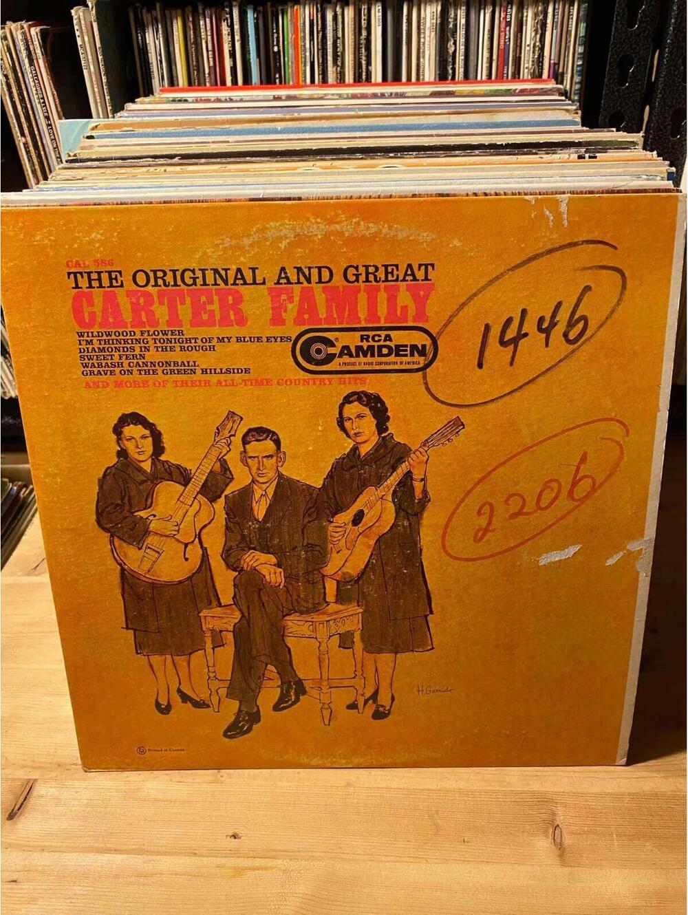 The Original And Great Carter Family Vintage 33RPM VG+ AB42